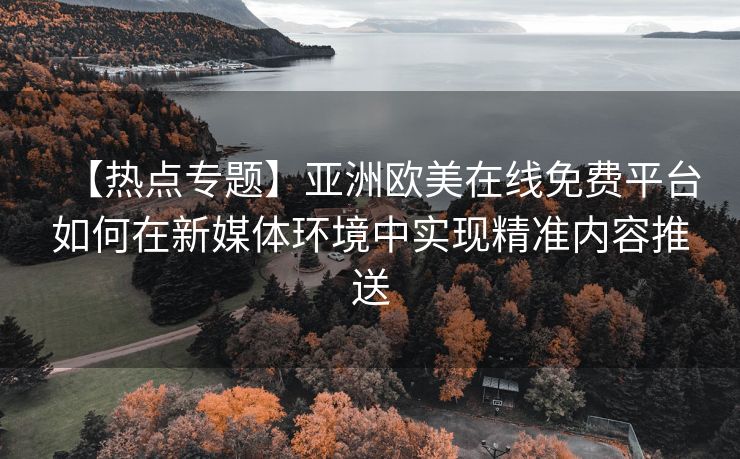 【热点专题】亚洲欧美在线免费平台如何在新媒体环境中实现精准内容推送
