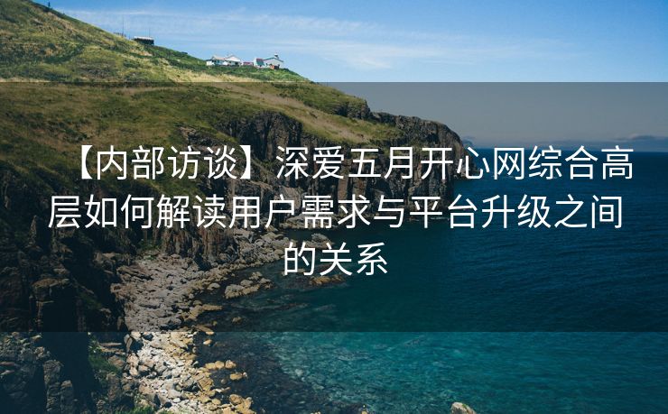 【内部访谈】深爱五月开心网综合高层如何解读用户需求与平台升级之间的关系