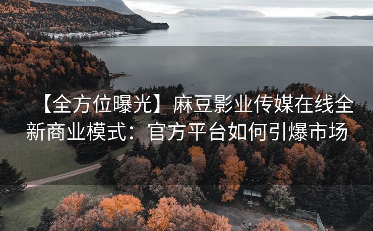 【全方位曝光】麻豆影业传媒在线全新商业模式：官方平台如何引爆市场