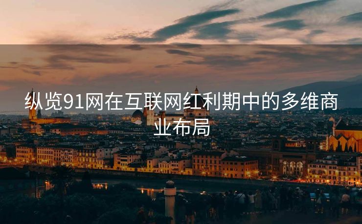 纵览91网在互联网红利期中的多维商业布局